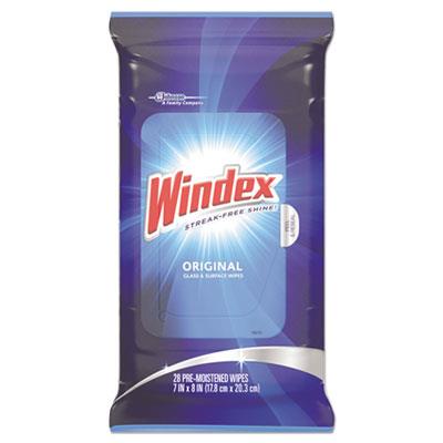 Windex Pre-Moistened Wipes, Glass & Surface, Cleaning