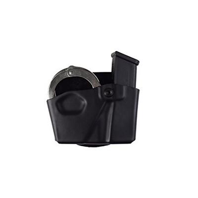 Safariland 573-383-412 Black Left Single Paddle Mag/Cuff Pouch Fits Glock 20 21 