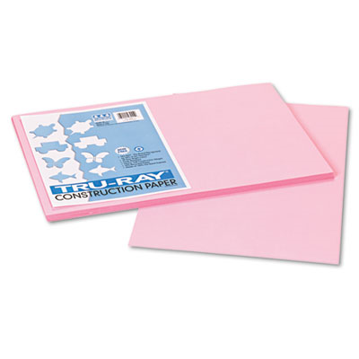 Pacon Sunworks Construction Paper (Pink) - 12 In. x 18 In.