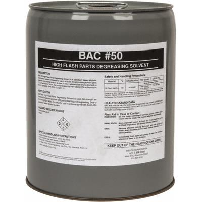 BAC505 : Made in USA 5 Gallon Pail, Solvent Based Parts Washer Fluid